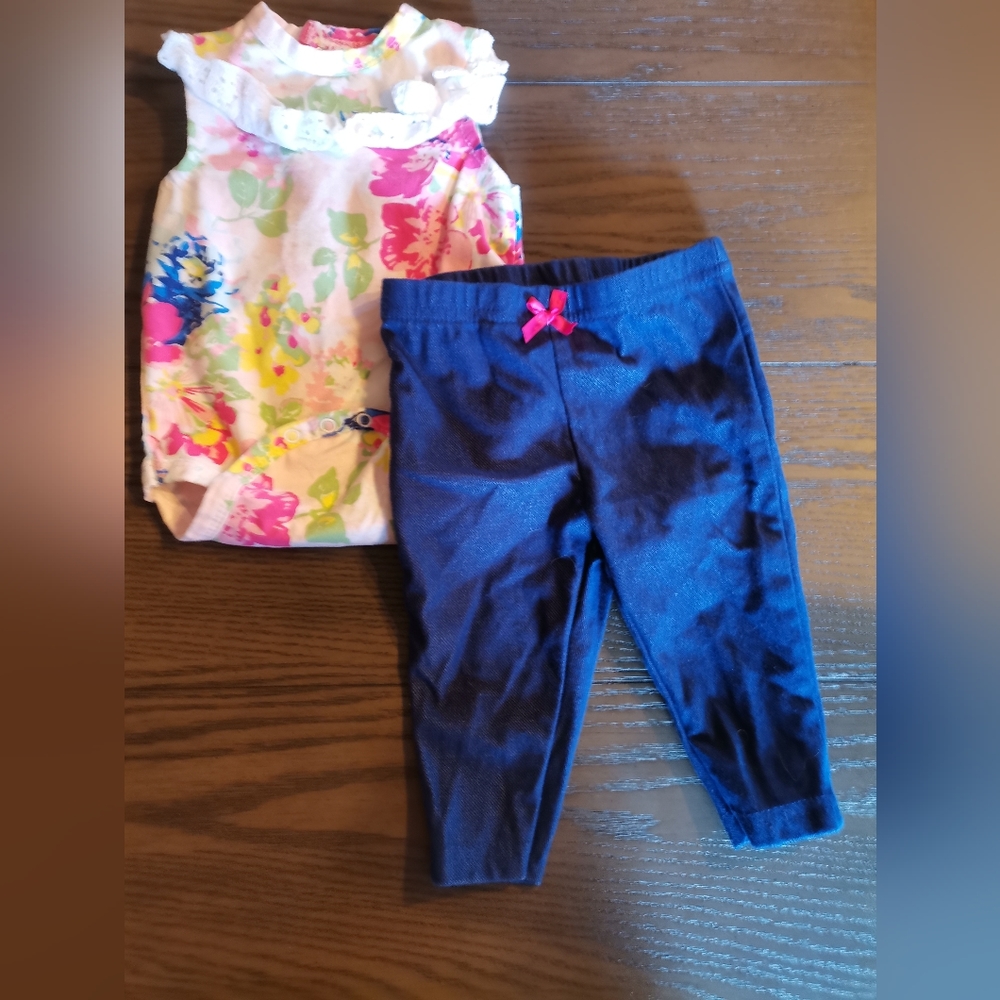 Matching set Monkey Bars size 3-6M